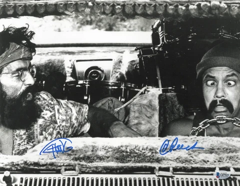 CHEECH MARIN TOMMY CHONG AUTOGRAPHED SIGNED UP IN SMOKE 11X14 PHOTO BAS BECKETT Cover