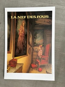 Turf La Nef Of Crazy Ex-Libris 28 x 19.5 1998 Non Numbered Non Signed Mint - Picture 1 of 1