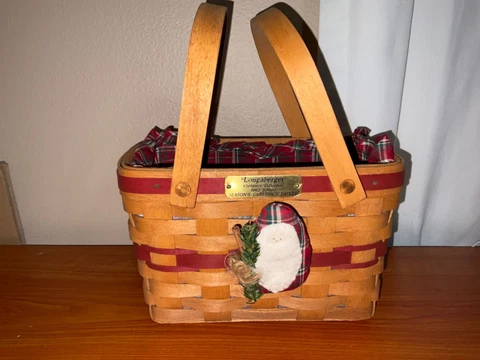 LONGABERGER SWEET TREATS BASKET,  PROTECTOR, Liner EUC 1997 Cover