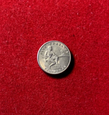 Philippines 1944 5 Centavos Copper-Nickel-Zinc Coin KM#180a T2563 - Image 1 of 2