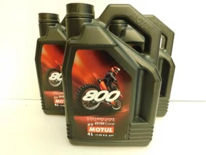 12,33€/l Motul 800 2T Off Road Factory Line  3 x 4 L  Ester Mischöl  - Afbeelding 1 van 1