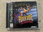 Power Move Pro Wrestling (Sony PlayStation 1, 1996)-USED-W Manual-AS IS-C202