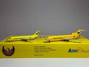 Aeroclassics 1:400 Hughes Airwest Boeing 727-200 N723RW + N9338 DC-9-32 two - Picture 1 of 5