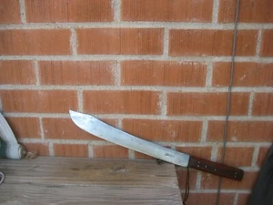 Antiguo cuchillo de rotura de carbono Thomas Wilson de 14" hoja *** Enorme cuchillo INGLANDIA - Imagen 1 de 10