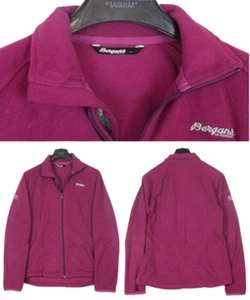 Bergans Of Norway 5811 PARK SITY LADY Purple Women's Jacket Polar Size L - Picture 1 of 12