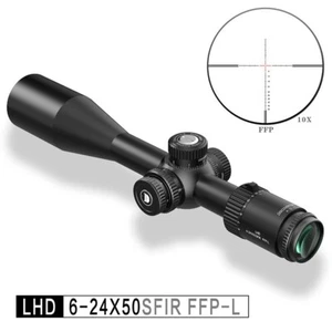 Discovery Optics Zielfernrohr LHD 6-24x50 SFIR FFP-L 1/8 MOA inkl. Montagen - Bild 1 von 8