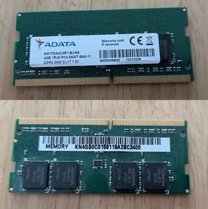 Ram formato, 4gb, DDR4, 3000 AM1P24HC4R1 ADATA un banco - Imagen 1 de 1