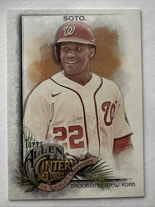 ⭐🦄 2022 Topps Allen & Ginter #86 Juan Soto – Pop Cult Washington Nationals 🆓📦 - Picture 1 of 2