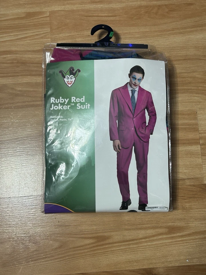 Spirit DC El Guasón Traje Halloween Disfraz Adulto Grande L Chaqueta y Pantalón Foto 1 de 4