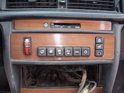 Mercedes W201 190E 1988-1993 OEM HVAC AC calefacción interruptor de control de clima conjunto Foto 1 de 4