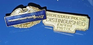  Marksman Pins-Rifle & State of Michigan pistol - Picture 1 of 4