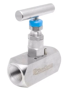 1/4" Stainless Steel (316) Needle Valve, FxF - Picture 1 of 3