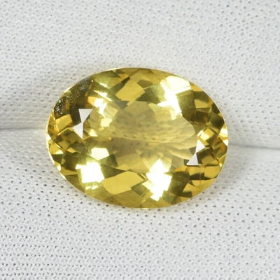 GEMAS BRILLANTES DE BERILO/AQUAMARINA AMARILLO NATURAL DE MEJOR GRADO 5,11 ct Ver Vdo 1077 Foto 1 de 2