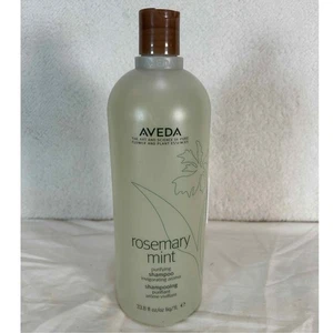 Aveda Rosemary Mint Purifying Shampoo 33.8 fl oz / 1 L Liter Invigorating Aroma - Picture 1 of 3