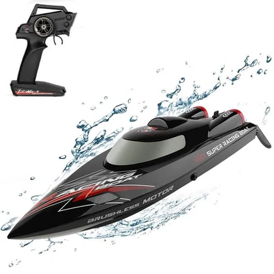 WLtoys WL916 RC Barca 55km/h Brushless LED Autoraddrizzante Bambini e Adulti - Immagine 1 di 4