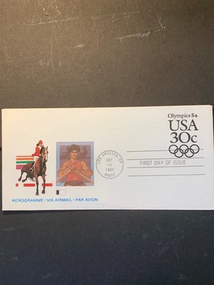 Stamps US First Day Cover, 559,  Scott#UC 57, Olympics 84, See Picture - Image 1 of 2