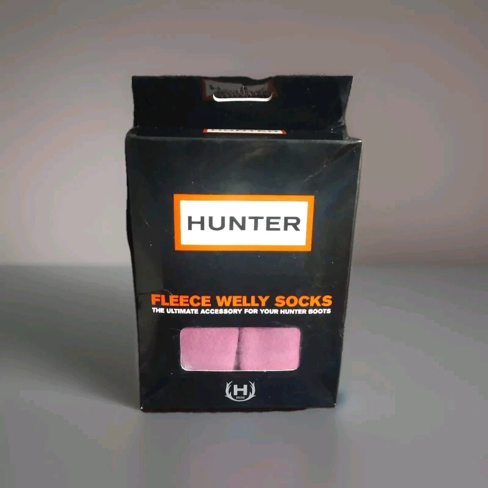 Meias Hunter Fleece Welly: Violeta Tamanho 6-8 (EUA) 39-42 (UE) (Tamanho G) Novas - Imagem 1 de 3