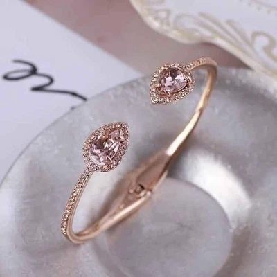 Brazalete Brazalete Pavé Givenchy Diseñador Firmado Oro Rosa Nuevo con Etiqueta y Bolsa Foto 1 de 4