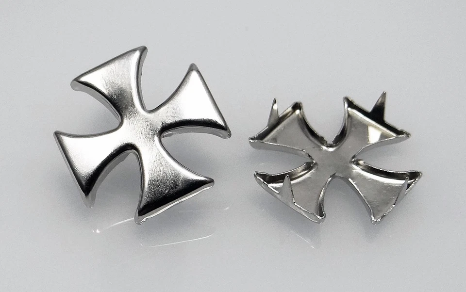 Rivetto Croce Ferro 22x22mm Tedesco Piramide Decorativi, N-A96 - Immagine 1 di 1