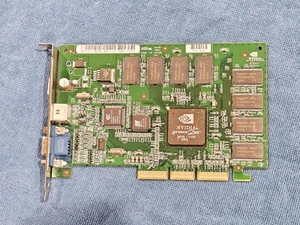 NVIDIA GeForce2 MX 64MB AGP VGA Graphics Card 03K595 - Dell- Tested and working - Picture 1 of 3