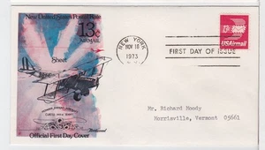 TurtlesTradingPost- 13 Cent Airmail 1973 FDC #C79- Fleetwood Cachet - Picture 1 of 1