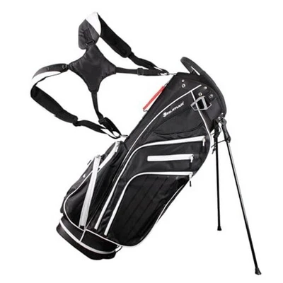  Bolsa de pie de golf SRX 14.9, ligera con divisores superiores de 14 vías, 6 negra/blanca Foto 1 de 4