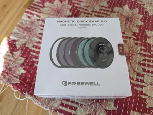Freewell M2 Magnetic Quick Swap Filter 5-Pack UV CPL ND8 ND64 ND1000 5-Pack 77mm - Picture 1 of 7