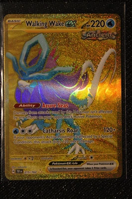 Pokemon TCG Walking Wake ex 215/162 Sv05: Temporal Forces Holo Near Mint - Image 1 of 2