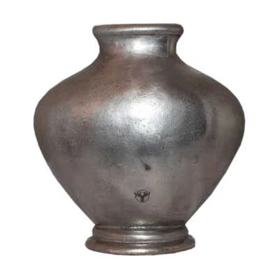 Colmor Vase schmale ovale Vase Alu mit Elchemblem - Bild 1 von 3