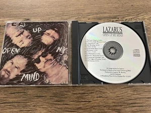 LAZARUS Open Up My Mind 1992 Cd US Indie Progressive Metal Hard Rock Early Press - Foto 1 di 3