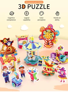 3D puzzle craft construction for kids adults Educational toy Gift 5 6 7 8 9+ - Picture 1 of 12