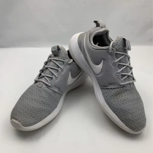 Nike Hombres Roshe Dos Zapatos para Correr Blanco Gris 844931-009 Parte Superior Baja Con Cordones Malla 8 M - Imagen 1 de 12