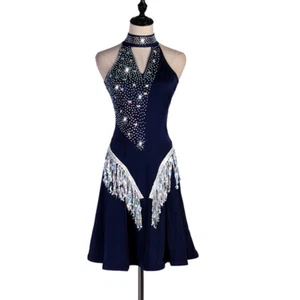 NEU Latino salsa Kleid TanzKleid LatinaKleid Latein Kleid Turnierkleid#F460 - Bild 1 von 15