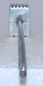 Vintage 1970s EKCO 8" Meat Tenderizer Mallet Aluminum Double Side Hammer - Picture 1 of 6