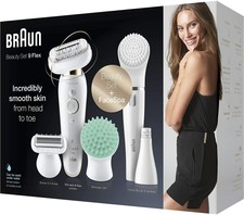 Braun Silk-epil 9 Flex 9300 Beauty Set Wet & Dry mit 8 Extras inkl. BraunFaceSpa