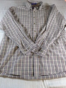 PENDLETON Button Down Shirt Men's Medium Broadway Cloth 100% Cotton - Picture 1 of 7