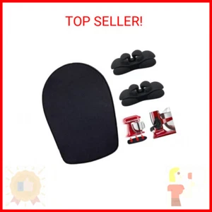 Sliding Mats for Kitchen aid Head Stand Mixer with 2 Black Kitchen Accessories,M - Picture 1 of 2