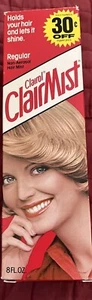 NEW VINTAGE Clairol CLAIRMIST Hairspray Regular Hold Original Formula 8 OZ. - Picture 1 of 4