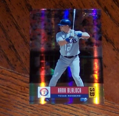 2005 Donruss Season Stat Line 097/107 Hank Blalock #357 - Image 1 of 3