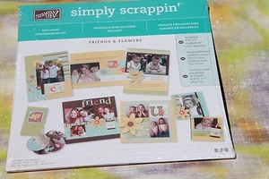 Kit de álbum de recortes Stampin Up Simply Scrappin’, amigos y flores - Nuevo ENVÍO GRATUITO - Imagen 1 de 1