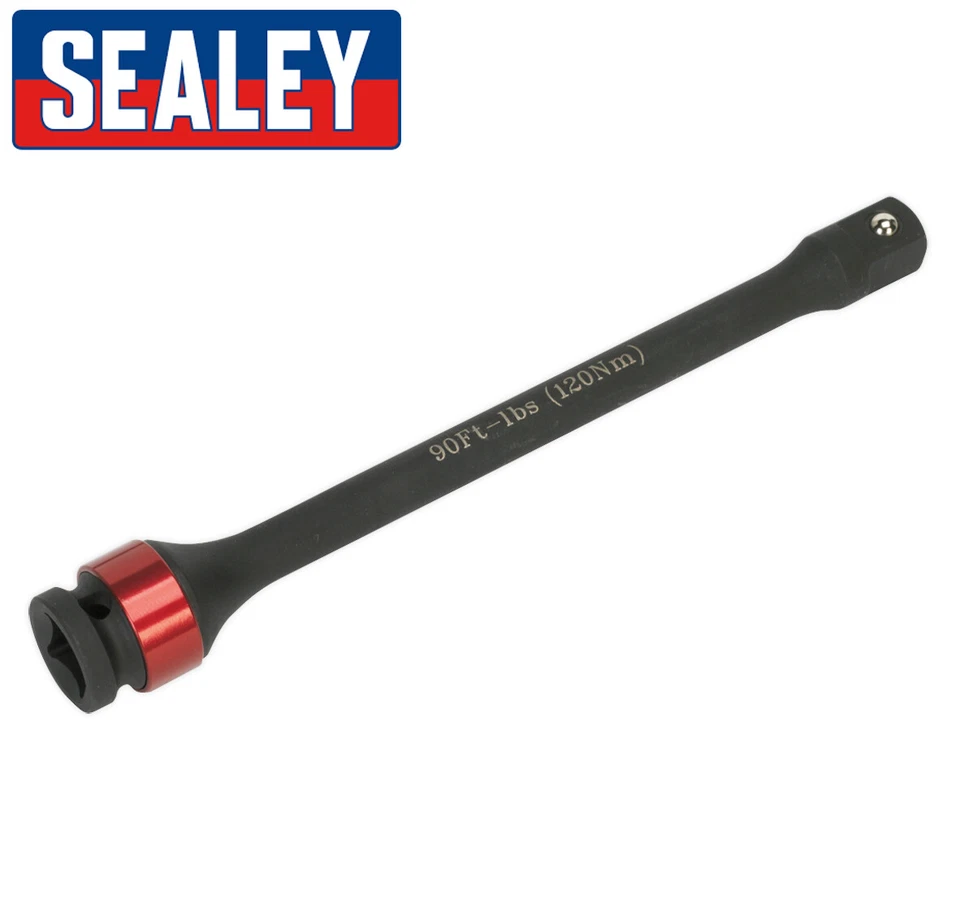 Sealey Torque Stick 1/2" Dr 120Nm 90Ft-lb Colour Coded Impact Gun on Wheel Nuts - Image 1 of 1