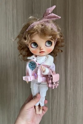 Blythe Doll Clothes -- Cute Modern Jacket & Trousers Set (OOAK) - Image 1 of 4