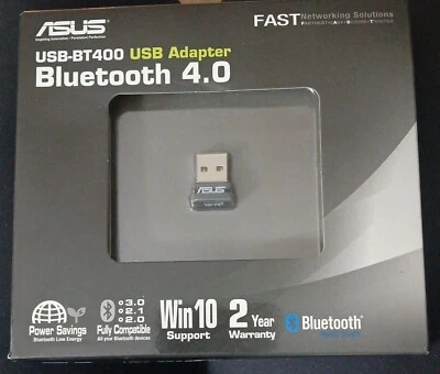 New - ASUS USB-BT400, USB ADAPTER - Bluetooth 4.0 -   Free Shipping - Image 1 of 4