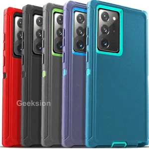 For Samsung Galaxy Note 20 Ultra 10 Plus 9 8 Heavy Duty Shockproof Case Cover - Picture 1 of 14