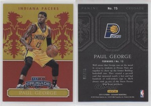 2014-15 Panini Excalibur Crusade Red /99 Paul George #75