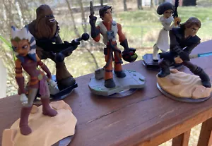 (5)Disney Infinity Star Wars 3.0 Figures - Anakin Leia Chewbacca - Picture 1 of 6