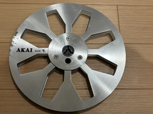 Vintage Audio Reel to Reel AKAI 7inch Aluminum 1/4 Reels Reel for parts ① - Picture 1 of 4