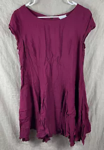 Cooperative Women's Purple Short Sleeve Lightweight T-Shirt Dress Size Medium - Picture 1 of 21