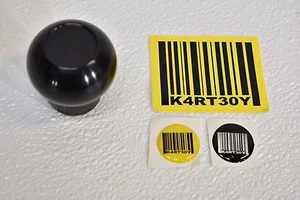 Kartboy (KB-014-B-6spd) Knuckle Ball Black 6 Spd - Picture 1 of 1
