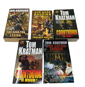 Tom Kratman 5 Book Lot Military Fiction Countdown M H Day Lotus Eaters Amazon Le - Picture 1 of 8